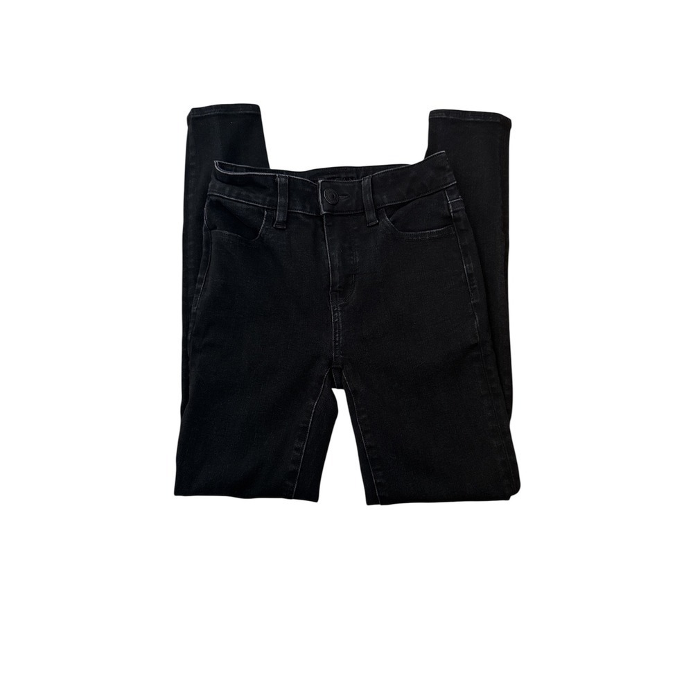 American Eagle Hi-Rise Jegging Black Jeans Size 000 Short Womens
